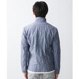 リネンワッシャースタンドカラージャケット | MK MICHEL KLEIN homme | 詳細画像7 