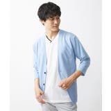 ノーカラーカーディガン / バックハニカム | MK MICHEL KLEIN homme | 詳細画像8