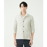 スタンドカラージャケット / リネンワッシャー七分袖 | MK MICHEL KLEIN homme | 詳細画像17