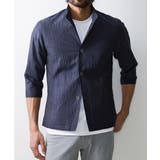 スタンドカラージャケット / リネンワッシャー七分袖 | MK MICHEL KLEIN homme | 詳細画像7