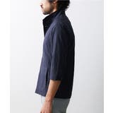 スタンドカラージャケット / リネンワッシャー七分袖 | MK MICHEL KLEIN homme | 詳細画像8