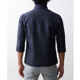 スタンドカラージャケット / リネンワッシャー七分袖 | MK MICHEL KLEIN homme | 詳細画像9