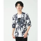 ブラック(94) | ノーカラーカーデ / アイスクールバックサテン | MK MICHEL KLEIN homme
