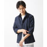 【大きいサイズあり】スタンドカラーシャツ/リネンワッシャー | MK MICHEL KLEIN homme | 詳細画像11