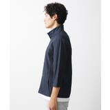 【大きいサイズあり】スタンドカラーシャツ/リネンワッシャー | MK MICHEL KLEIN homme | 詳細画像12