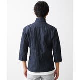 【大きいサイズあり】スタンドカラーシャツ/リネンワッシャー | MK MICHEL KLEIN homme | 詳細画像13