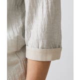 【大きいサイズあり】スタンドカラーシャツ/リネンワッシャー | MK MICHEL KLEIN homme | 詳細画像28