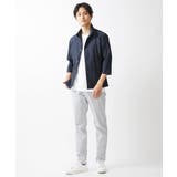 【大きいサイズあり】スタンドカラーシャツ/リネンワッシャー | MK MICHEL KLEIN homme | 詳細画像9