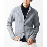 グレー | 【洗える】ヨウリュウワッシャースタンドジャケット | MK MICHEL KLEIN homme