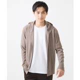 【ユニセックスで着られる】フードトッパーカーディガン/ドライメランジテレコ | MK MICHEL KLEIN homme | 詳細画像10 