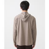 【ユニセックスで着られる】フードトッパーカーディガン/ドライメランジテレコ | MK MICHEL KLEIN homme | 詳細画像5 