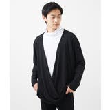 【2WAY】ラップカーディガン/ソフトテレコ | MK MICHEL KLEIN homme | 詳細画像4