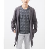ダークグレー | 【2WAY】ラップカーディガン/ソフトテレコ | MK MICHEL KLEIN homme