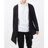 ブラック | 【2WAY】ラップカーディガン/ソフトテレコ | MK MICHEL KLEIN homme