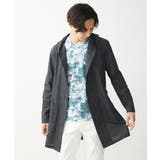 【洗える】AIRY DOTS-2フーディメッシュコーディガン | MK MICHEL KLEIN homme | 詳細画像4 