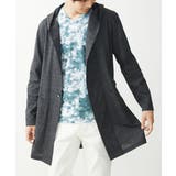 ダークグレー | 【洗える】AIRY DOTS-2フーディメッシュコーディガン | MK MICHEL KLEIN homme