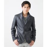 【洗える】コンバーチブルジャケット/TECEASYレザー | MK MICHEL KLEIN homme | 詳細画像2