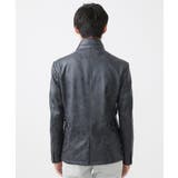 【洗える】コンバーチブルジャケット/TECEASYレザー | MK MICHEL KLEIN homme | 詳細画像4