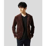 【ふわふわ質感/ストレッチ/洗える】ベロアタッチ/LUXモールジャケット | MK MICHEL KLEIN homme | 詳細画像1
