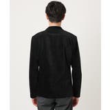 【ふわふわ質感/ストレッチ/洗える】ベロアタッチ/LUXモールジャケット | MK MICHEL KLEIN homme | 詳細画像18
