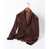 【ふわふわ質感/ストレッチ/洗える】ベロアタッチ/LUXモールジャケット | MK MICHEL KLEIN homme | 詳細画像2