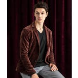 【ふわふわ質感/ストレッチ/洗える】ベロアタッチ/LUXモールジャケット | MK MICHEL KLEIN homme | 詳細画像3