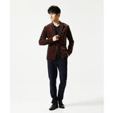 【ふわふわ質感/ストレッチ/洗える】ベロアタッチ/LUXモールジャケット | MK MICHEL KLEIN homme | 詳細画像4