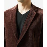 【ふわふわ質感/ストレッチ/洗える】ベロアタッチ/LUXモールジャケット | MK MICHEL KLEIN homme | 詳細画像8