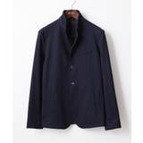 ネイビー(57) | コンバーチブルジャケット / TEC EASY JERSY セットアップ | MK MICHEL KLEIN homme