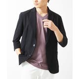 ブラック | 【セットアップ対応】七分袖ジャケット / ニュートラルストレッチ | MK MICHEL KLEIN homme