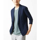 ネイビー | 【WEB限定】トライクールカノコジャケット | MK MICHEL KLEIN homme