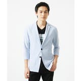 【洗える・サッカー】七分袖ジャーディガン | MK MICHEL KLEIN homme | 詳細画像3