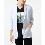 ライトブルー | 【洗える・サッカー】七分袖ジャーディガン | MK MICHEL KLEIN homme