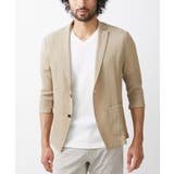 【大きいサイズあり】ジャーディガン / ラダーストライプ | MK MICHEL KLEIN homme | 詳細画像1