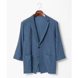 ブルー | 【大きいサイズあり】ジャーディガン / ラダーストライプ | MK MICHEL KLEIN homme