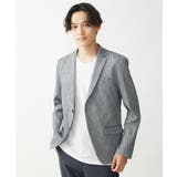 リネンタッチ楊柳 テーラードジャケット セットアップ対応 | MK MICHEL KLEIN homme | 詳細画像13