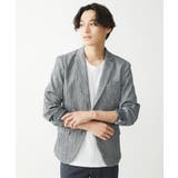 リネンタッチ楊柳 テーラードジャケット セットアップ対応 | MK MICHEL KLEIN homme | 詳細画像14