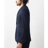 リネンタッチ楊柳 テーラードジャケット セットアップ対応 | MK MICHEL KLEIN homme | 詳細画像3