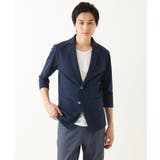 【洗える / コットン100%】マイクロカノコストレッチジャケット | MK MICHEL KLEIN homme | 詳細画像2