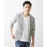 【大きいサイズあり】ラペルジャケットカーディガン | MK MICHEL KLEIN homme | 詳細画像8