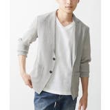 ライトグレー | 【大きいサイズあり】ラペルジャケットカーディガン | MK MICHEL KLEIN homme