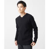 【洗濯機で洗える/全5色展開】Vネックニット/バイヤスへリンボン | MK MICHEL KLEIN homme | 詳細画像17