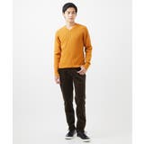 【洗濯機で洗える/全5色展開】Vネックニット/バイヤスへリンボン | MK MICHEL KLEIN homme | 詳細画像2