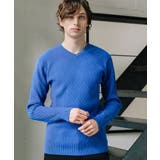【洗濯機で洗える/全5色展開】Vネックニット/バイヤスへリンボン | MK MICHEL KLEIN homme | 詳細画像20