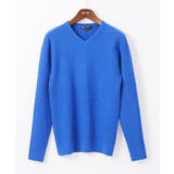 【洗濯機で洗える/全5色展開】Vネックニット/バイヤスへリンボン | MK MICHEL KLEIN homme | 詳細画像5