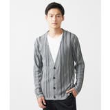 【大きいサイズあり】ストライプカーディガン/キュウネンコットン | MK MICHEL KLEIN homme | 詳細画像7 