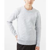 ライトグレー | 【WFP】ジャガードニット / へリンボンジャガード | MK MICHEL KLEIN homme
