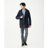 【Vネック/洗濯機で洗える】ランダムタック ストライプニット | MK MICHEL KLEIN homme | 詳細画像5