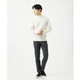 【洗濯機で洗える】モックネックニット / ランダムタックストライプ | MK MICHEL KLEIN homme | 詳細画像10