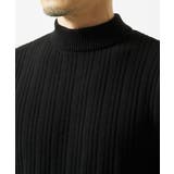 【洗濯機で洗える】モックネックニット / ランダムタックストライプ | MK MICHEL KLEIN homme | 詳細画像24